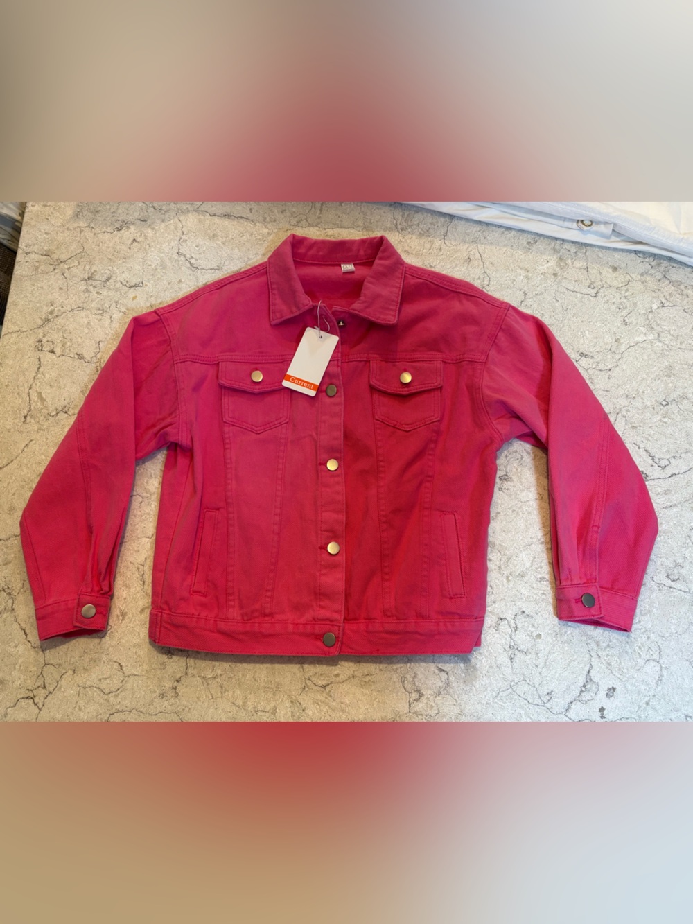 Women's Pink Jean Jacket